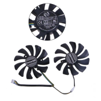 2PCS Graphics Card Fans HA9010H12F-Z 85MM 4pin Cooling Fan For Inno-3D GTX1060 OC 6G GTX960 P106-100 P106 Video DropShipping