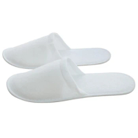 20 Pairs Disposable Slippers Non Slip Closed Toe Hotel Slippers Guest House Slipper for Men Women Home Wear-resistant