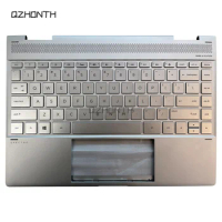 Used For HP SPECTRE 13-AE 13-AE011DX Palmrest with Backlit Keyboard (Silver Color) 942041-001