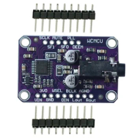 1PCS DAC Module 1334 UDA1334A I2S DAC Audio Stereo Decoder Module Board For Arduino 3.3V - 5V
