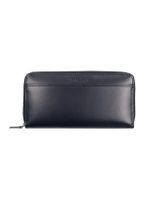 กระเป๋าสตางค์ผู้ชาย Verona Leather Accordion Long Wallet สีกรมท่า