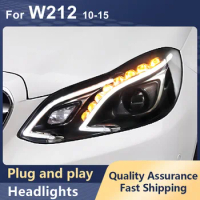Car Headlights For Mercedes-Benz E-Class W212 2010-2015 E200 E300 E260 LED DRL Dynamic Turn Signal Projector Lens Head Lamps