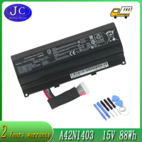 JCLJF New A42N1403 Laptop Battery FOR ASUS ROG G751JT G751JY GFX71JY G751 4ICR19/66-2 0B110-00340000 A42LM9H A42LM93 15V 88WH