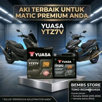 Yuasa YTZ7V AKi OEM Nmax, Aerox dan Lexy. Aki Kering