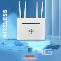 4G LTE WIFI Router 300Mbps 4G SIM Card Router 4 External Antenna 4G SIM Card WiFi Router WAN LAN