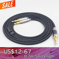 Super Soft Headphone Nylon OFC Cable For Hifiman Sundara Ananda HE1000se HE6se he400i he400se Arya He-35x LN007533
