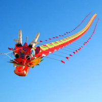 free shipping dragon kite flying Chinese kites toys traditional kite eagle kite flying dargon kiteboarding beach games kitesurf