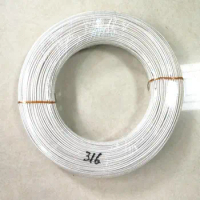 1 Reel white 100M/200M RF Coaxial Cable 50ohm M17/113 RG316 Single Shielded cable Resistant to high temperature 250 ℃
