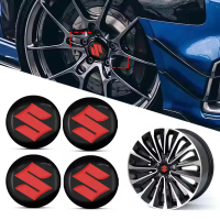4Pcs Stiker Dekorasi Velg Mobil Ukuran 56mm untuk Suzuki