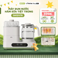 Máy Đun Nước Hâm Sữa Tiệt Trùng Bear 1.3L Đa Năng, Máy Pha Sữa Chuẩn Nhiệt & Đun Nước Khử Clo Cho Bé