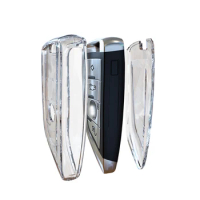 TPU Transparent Car Key Case Cover Holder Shell Fob Remote Key Protector Bag For BMW F20 G20 G30 X1 G05 X6 X7 Car Accessories