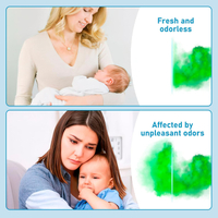 Nappy Bin Refills, 10PCS Nappy  Diaper Pail Plastic Bags, Diaper Bag Refills Compatible With Ancare/