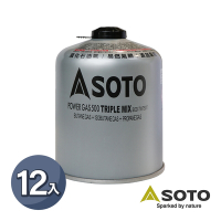 日本SOTO 高山瓦斯罐450g SOD-TW750T 12入組 登山瓦斯罐 攻頂爐罐裝瓦斯瓶