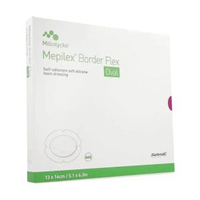 [1盒] Molnlycke Mepilex Border Flex Oval 有邊型泡沫敷料貼 (13 x 16 cm)