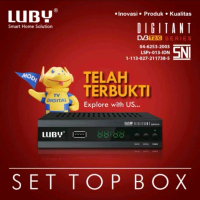 STB/Set Top Box TV Analog ke Digital Luby DVB T2 02/03 Siaran DIGITAL