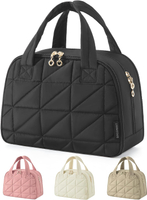 BAGSMART Travel Toiletry Bag Large Wide-open Travel Bag for Toiletries Puffy Makeup Cosmetic Travel 