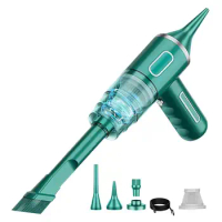 Compressed Air Duster Portable Wireless Vacuum Cleaners Air Blower Electric Vacuum Cleaners Air Duster With Long Lasting Battery