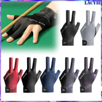 Elastic Snooker Billiard Gloves Left Hand Breathable 3 Fingers Snooker Glove Billiard Table Training Gloves Billiard Accessories