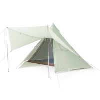 帳篷戶外野營野餐印第安加厚雙層防雨遮陽便攜露營用品裝備
