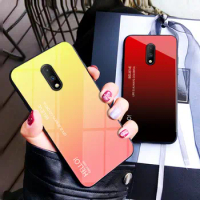 Gradient Glass Case For OnePlus 6 Oneplus6 A6000 A6003 Tempered Glass Hard Back Cover Case for Oneplus 6T Oneplus6T A6010 A6013
