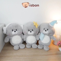 Isbon ISTANA BONEKA Anjing Laut Berdiri Grey Seal 33cm With Aksesoris Lucu dikepala Mainan Anak Hadi
