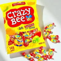 ￼Roshen Crazy Bee Fruity Gummy Candy (1kg)