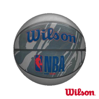 【WILSON】NBA DRV系列 PLUS 火紋灰 橡膠 籃球(7號球)
