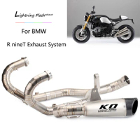 Titanium Alloy Exhaust System for BMW R nineT 2014-2018 Motorcycle Exhaust Pipe Slip On 60 mm Escape No DB Killer R nine T