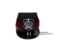 Topi  Security Cewe Coklat | Pet Security Wanita Coklat Putih Kuning Hitam