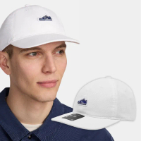 【NIKE 耐吉】棒球帽 Club Dunk Baseball Cap 白 藍 棉質 刺繡 可調帽圍 老帽 帽子(FN4404-100)