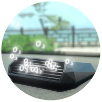 【BONum 博紐】車用太陽能自動開關臭氧消毒空氣清淨機(活氧 除臭 殺菌 感應開關 計程車)