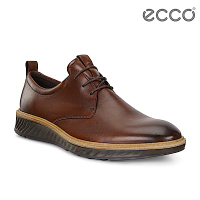ECCO ST.1 Hybrid 運動紳士牛津正裝鞋 男-深棕色