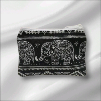 Dompet Kanvas Mini/Dompet Koin/Souvenir Pernikahan Murah/Tempat Koin Uang