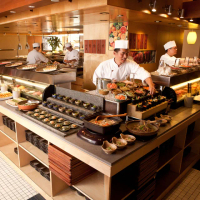 【YOUBON-台北君悅酒店】彩日本料理自助式午餐券(平日晚餐+100.假日午或晚餐+300)