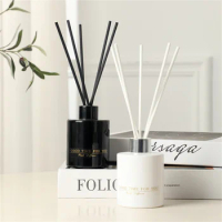 150ml Flameless Reed Diffuser with Sticks, Fireless Scent Diffuser for Bathroom, Bedroom, Office, Hotel, Home Aroma Diffuser