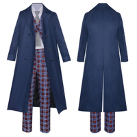 Doctor Who cosplay Anime Role Playing Clothes British Style R Style Mens Performance Costume