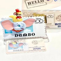 Genuine Miniso Disney 100th Anniversary Retro Stamp Blind Boxs Creative Refrigerator Magnet Mystery Box Collection Holiday Gift