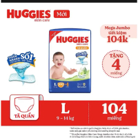 Tã quần Huggies  skin tràm trà cải tiến mới L100+4 date mới