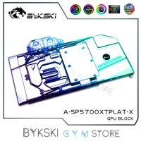 Bykski GPU Water Block For Sapphire Radeon RX 5700 XT Nitro Graphics Card,VGA Copper Radiator A-SP5700XTPLAT-X