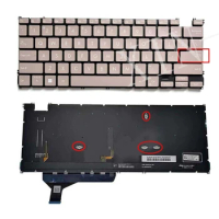 XIN-Russian-US Backlight Laptop Keyboard For ASUS Zenbook 14 UX3402 UX3402Z UX3402VA X13 UM5302T