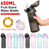 Air Flavored Water Bottle Scent Up Water Cup Sports Water Bottle For Outdoor Fitness Fashion Water Cup With Straw Flavor Pods