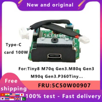 Suitable for Lenovo Tiny8 M70q M80q M90q Gen3 P360Tiny TYPE-C card 100W fast charge HD video output fast delivery 5C50W00907