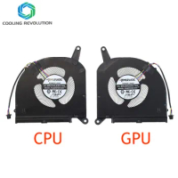 Laptop CPU GPU Cooling Fan PLB07010S12HH DC12V 0.50A 4Pin for Gigabyte Aorus 15G 15P 17G XC XB RX7G