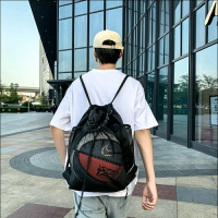 籃球包 背包 籃球袋球袋多功能大容量足籃球兒童訓練包運動抽繩雙肩束口收納袋【GJJ623】