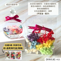 【A-ONE】浮游花DIY花材包 麥桿菊花 乾燥花 永生花 安娜繡球花 浮游花瓶 居家裝飾 花束 不凋花 H15