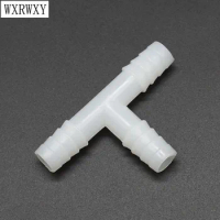 wxrwxy 10mm Tee connector 10mm tee barb water splitter garden irrigation connector barbed Air pipe fittings 20 pcs
