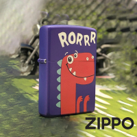 【Zippo官方直營】小恐龍系列-紫色防風打火機(美國防風打火機)
