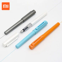 Xiaomi Youpin SKY Plastic Fountain Pen with Ink Bag Storage Box Case 3.8mm EF Nib Smoothly Writing Signing Pen Youpin Kaco Gift