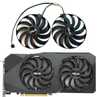 NEW 1LOT T129215SU PLD10010S12HH FDC10U12S9-C RX 5700 XT GPU fan，For ASUS RX 5700 5600 5500XT DUAL EVO Video card cooling fan