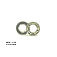 JVB Bearing 6800 2RS 6800 ZZ, Z1 Level 6800-2RS 6800-ZZ 6800 2z High-Quality Bearing Steel, Double M
